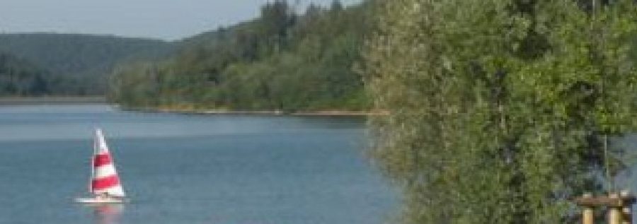 Panorama der Nagoldtalsperre