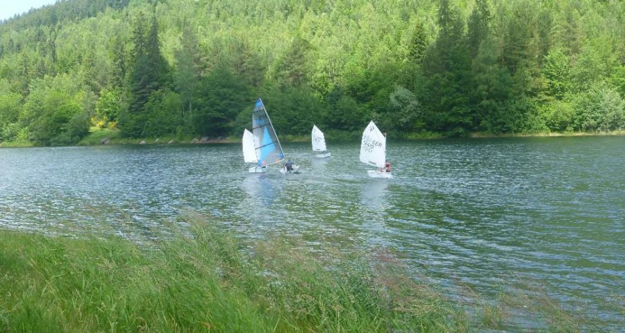 Opti-Training auf der Nagoldtalsperre