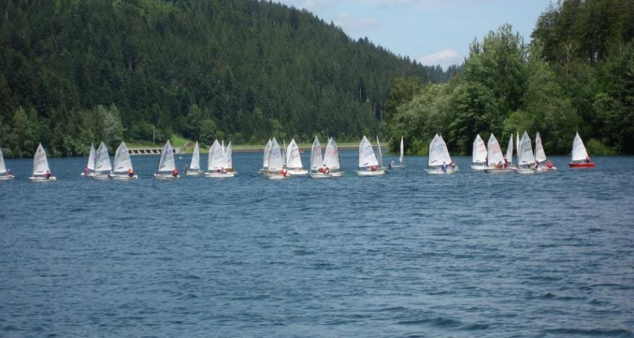 Opti-Regatta auf der Nagoldtalsperre