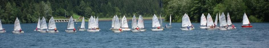Opti-Regatta auf der Nagoldtalsperre